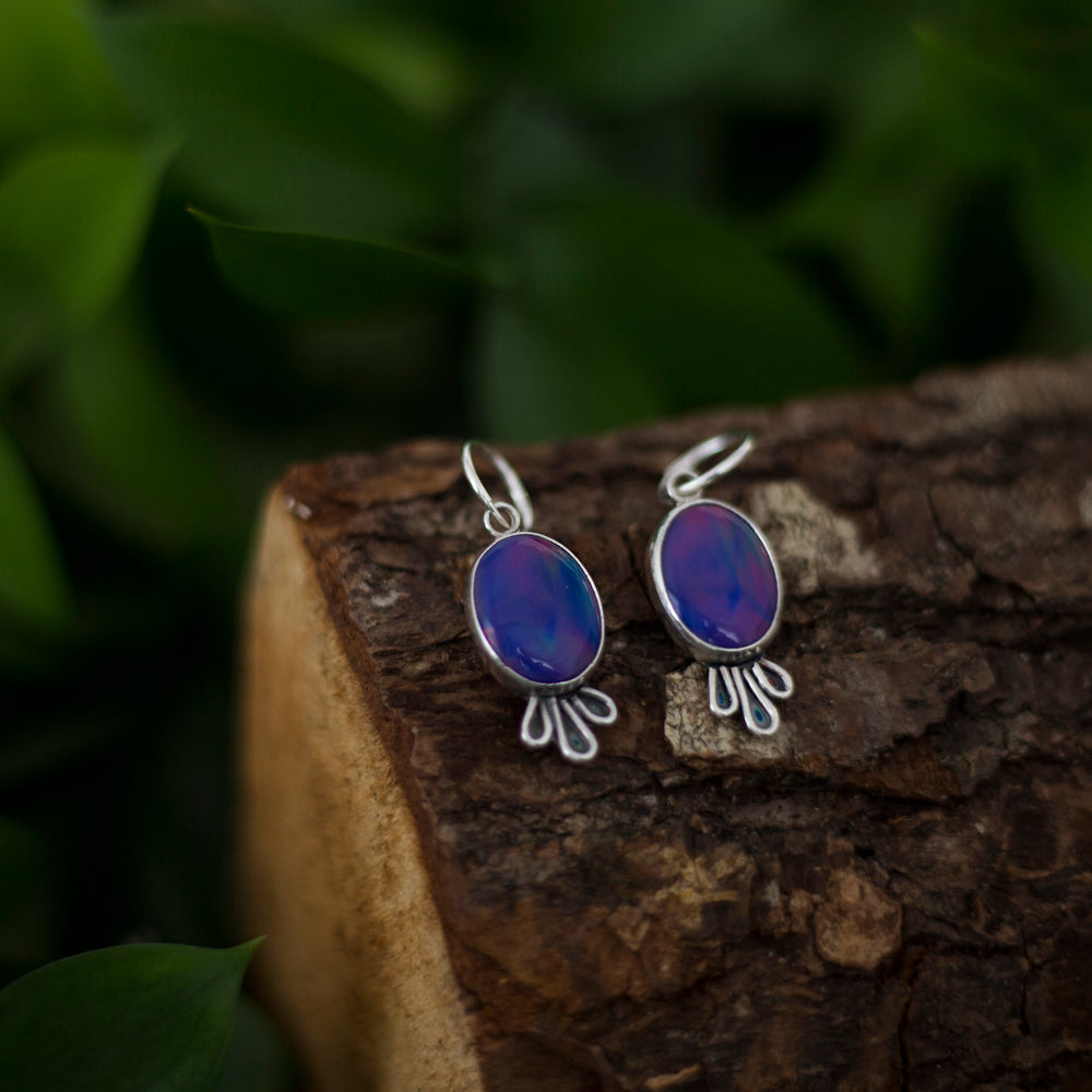 Aurora Opal earrings