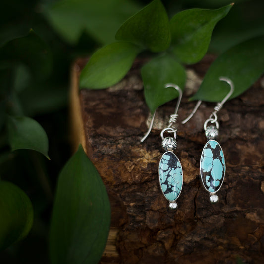 Reverie earrings - Blue American Turquoise