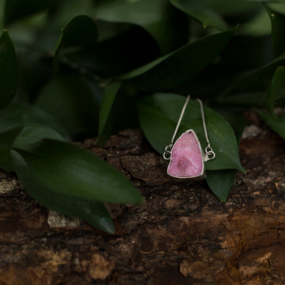 Pink cobalt calcite bracelet