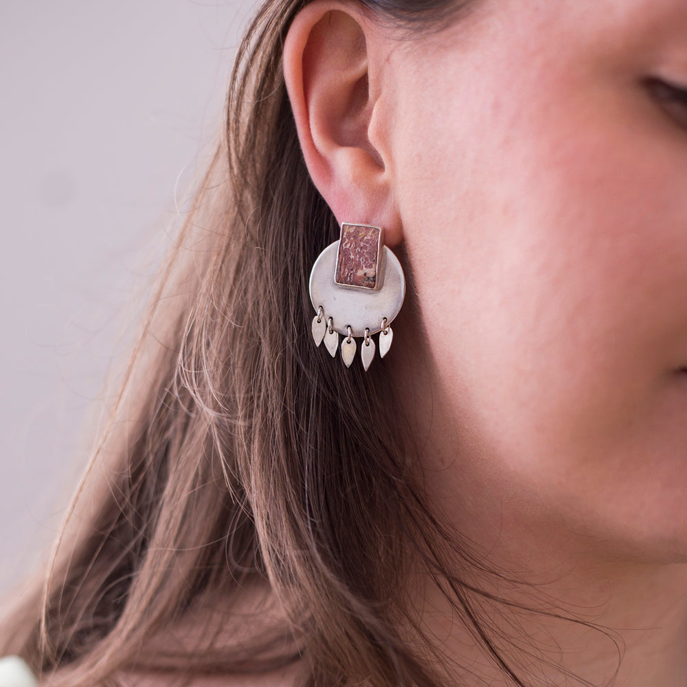 Red Jasper earrings