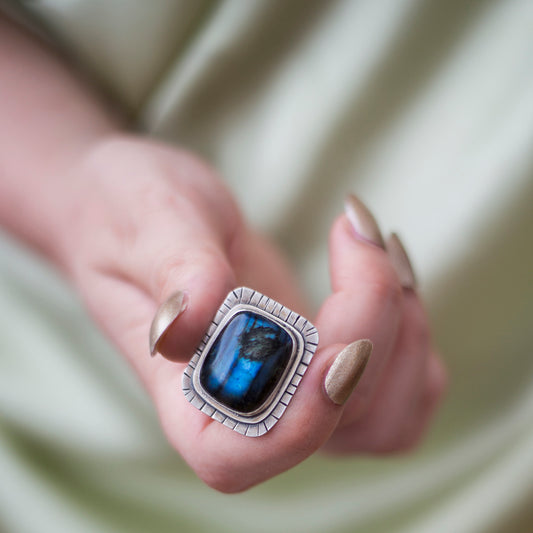 Labradorite ring #5