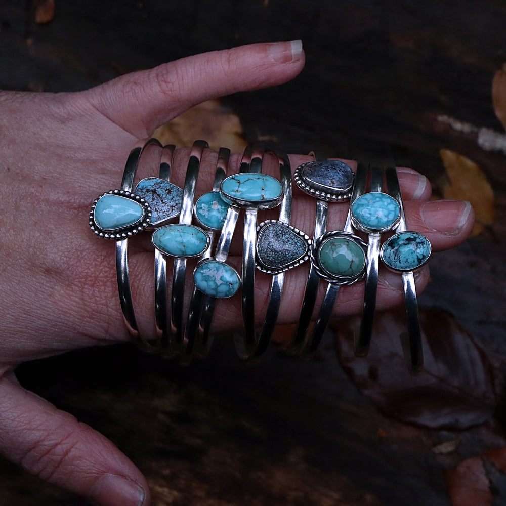 Classic turquoise stacking cuff #4